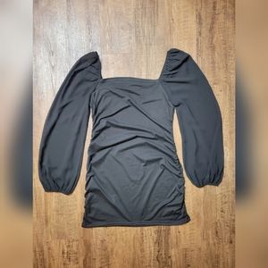 FREE W BUNDLE Shein puff sleeve mini dress